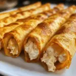 Baked Chicken Cheese Taquitos
