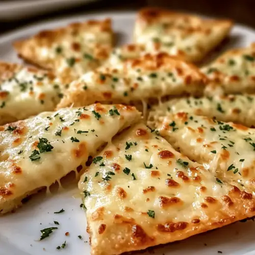 Cheesy Tortilla Garlic Bread