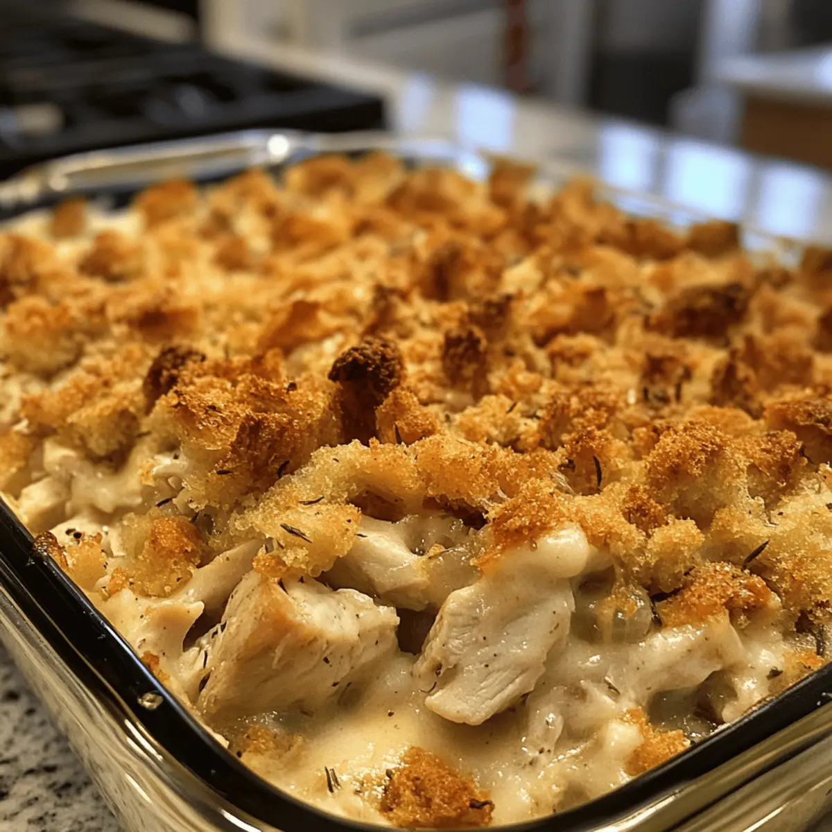 Dolly’s Chicken and Stuffing Casserole