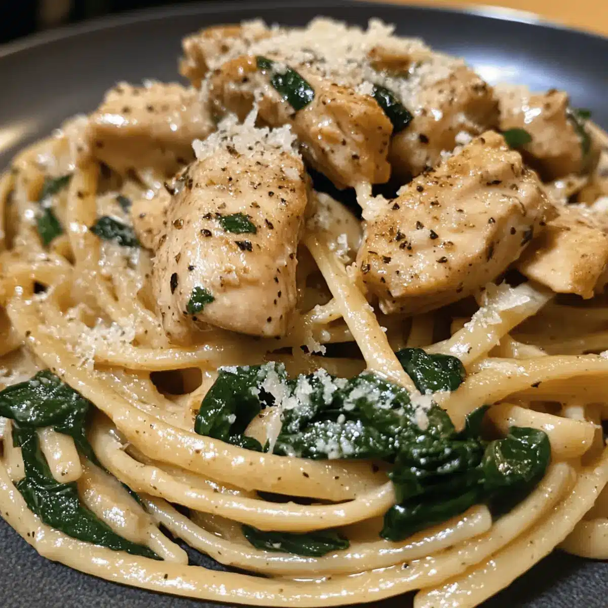 Garlic Parmesan Chicken Pasta