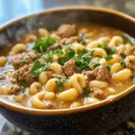 Parmesan Italian Sausage Ditalini Soup