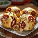 Pepperoni Pizza Bombs