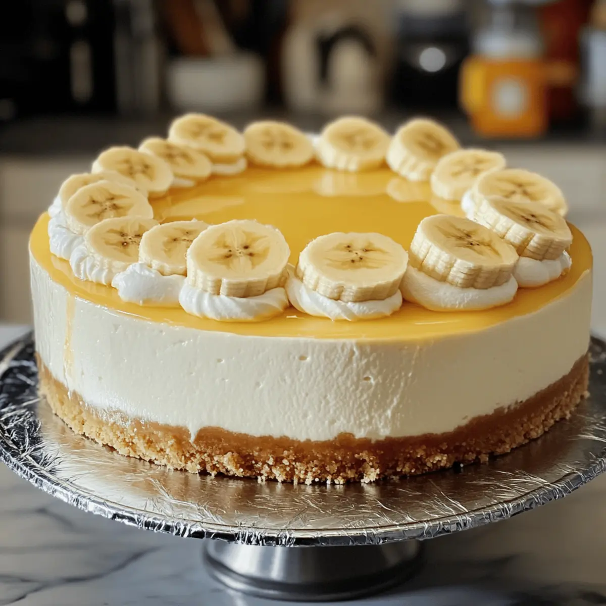 Banana Cream Cheesecake