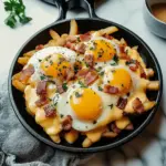 Breakfast Poutine with Hollandaise Sauce