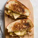 Caramelized Onion & Apple Grilled Cheese Sandwich