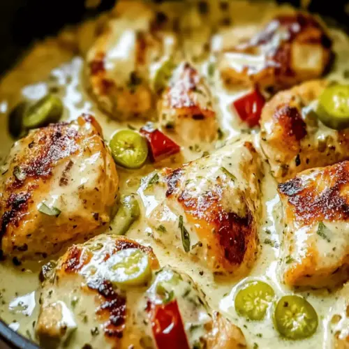 Creamy Pepperoncini Chicken Skillet