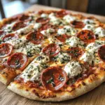 Honey Pizza Recipe with Pepperoni & Ricotta