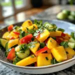 Mango Salad Recipe with Lime Dressing