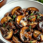 Oven-Roasted Mushrooms with Soy Sauce & Honey