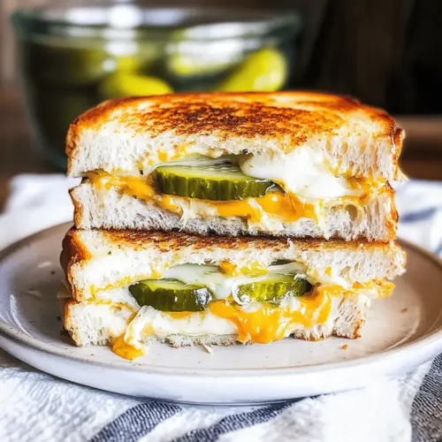 Pickle Grilled Cheese Sandwich