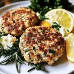 Rosemary Lemon Chicken Patties