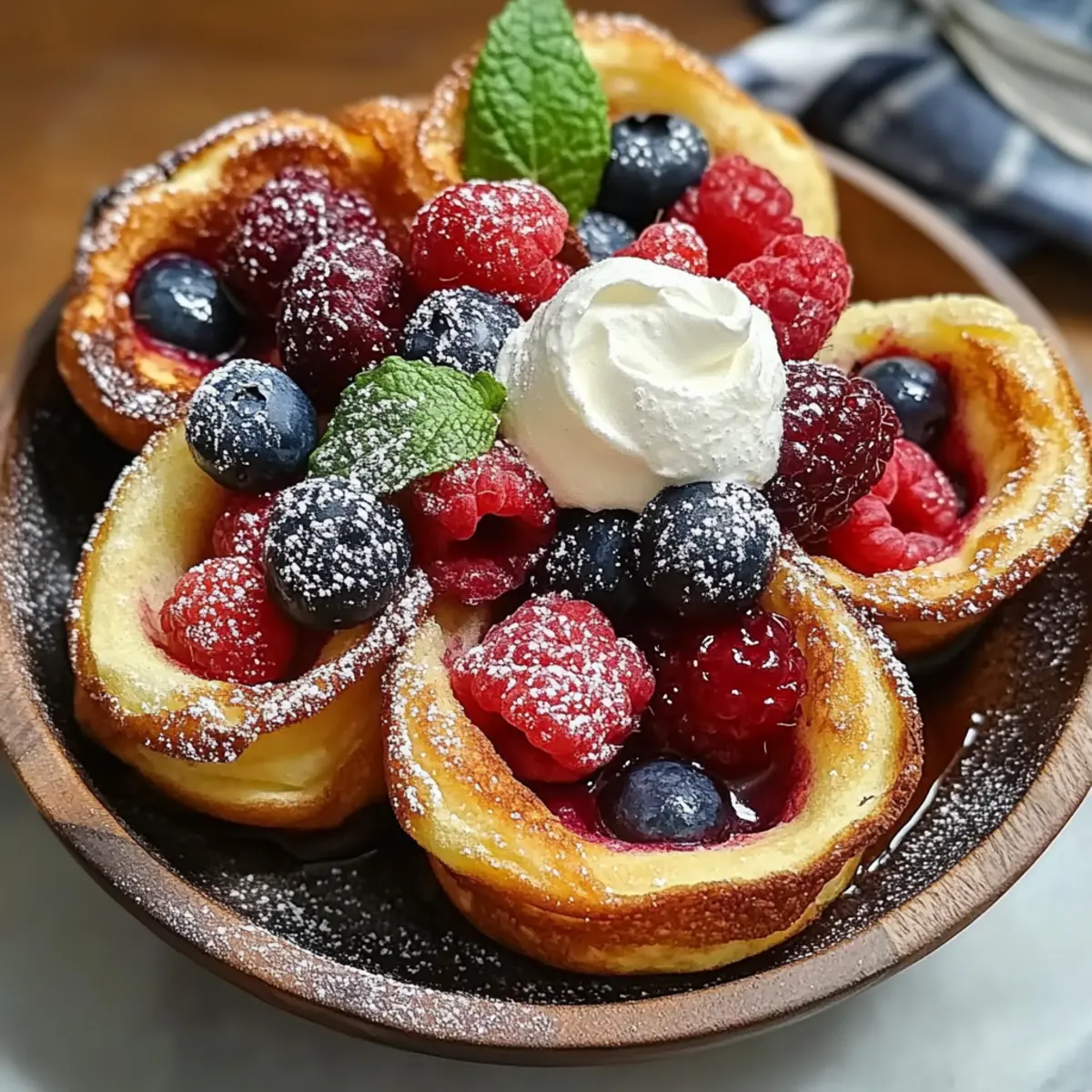 Adorable Mini Dutch Baby Pancakes