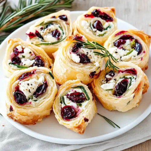 Cranberry Cream Cheese Pinwheels