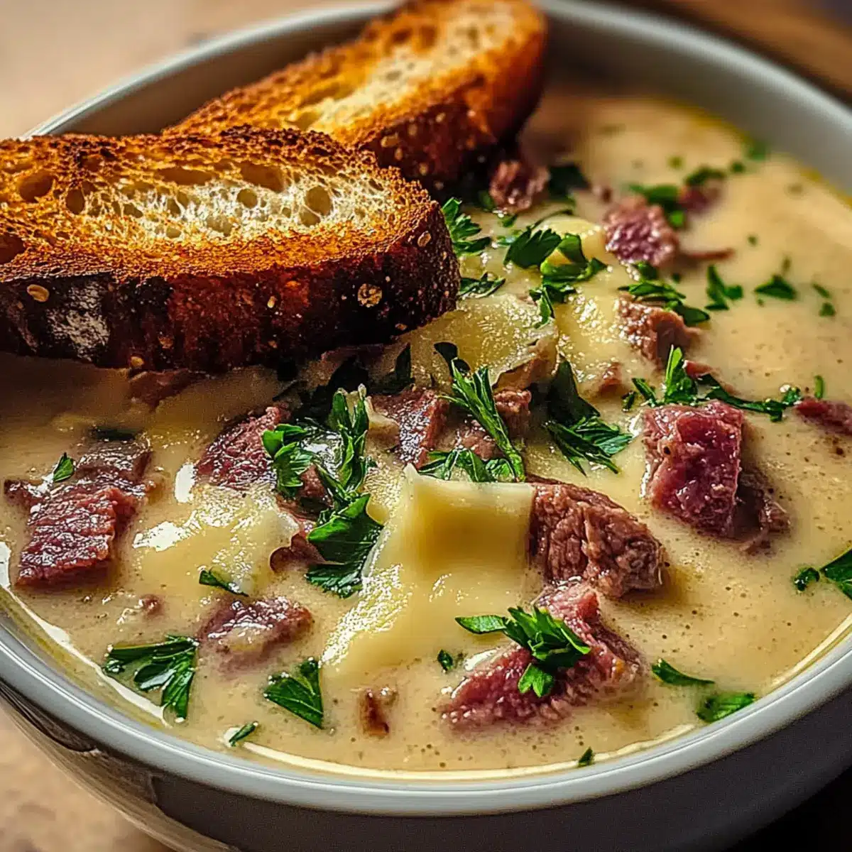 Creamy Reuben Soup