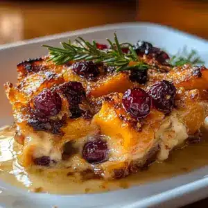 Sweet Potato & Cranberry Gratin