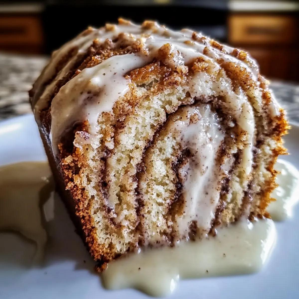 Cinnamon Roll Banana Bread