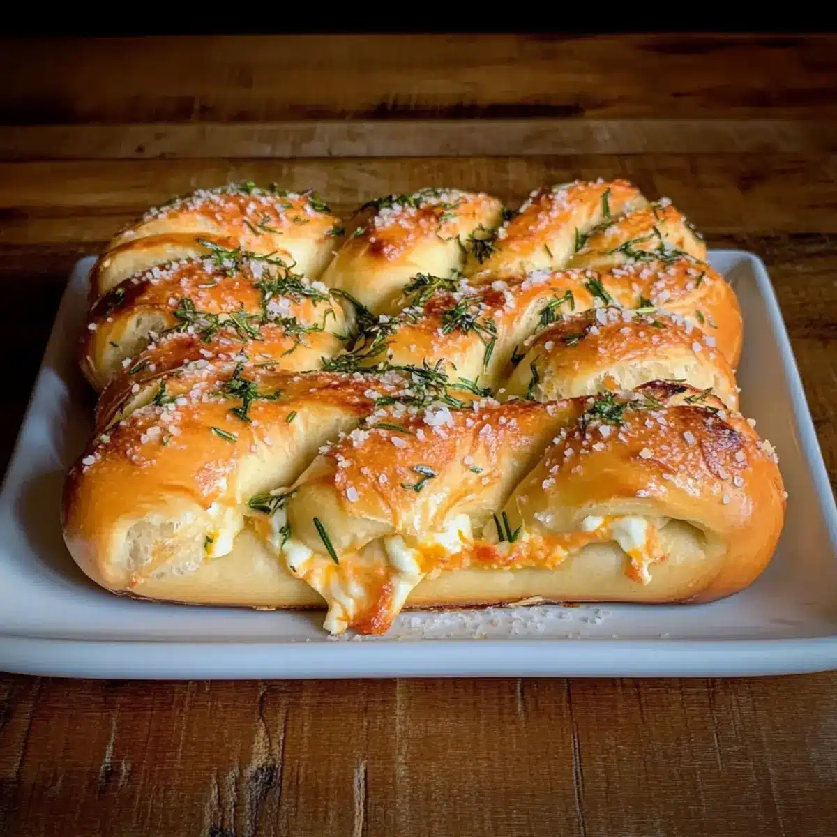 Rosemary Parmesan Soft Pretzels