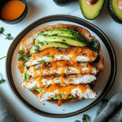 Chicken Avocado Melt Sandwich