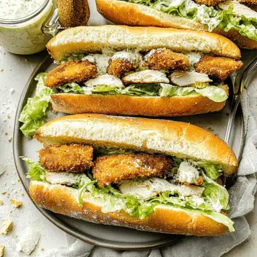 Chicken Caesar Sandwiches