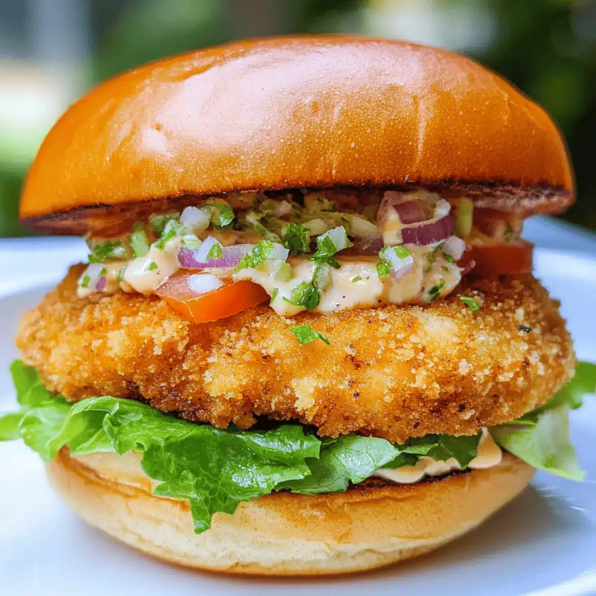 Crispy Chicken Burgers