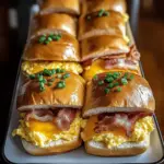 Hawaiian Roll Breakfast Sandwiches