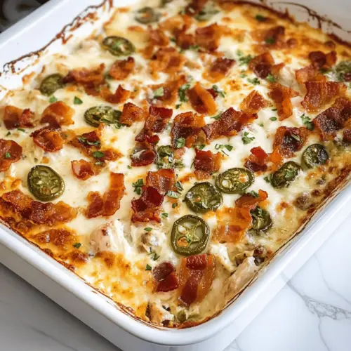 Keto Jalapeno Popper Casserole