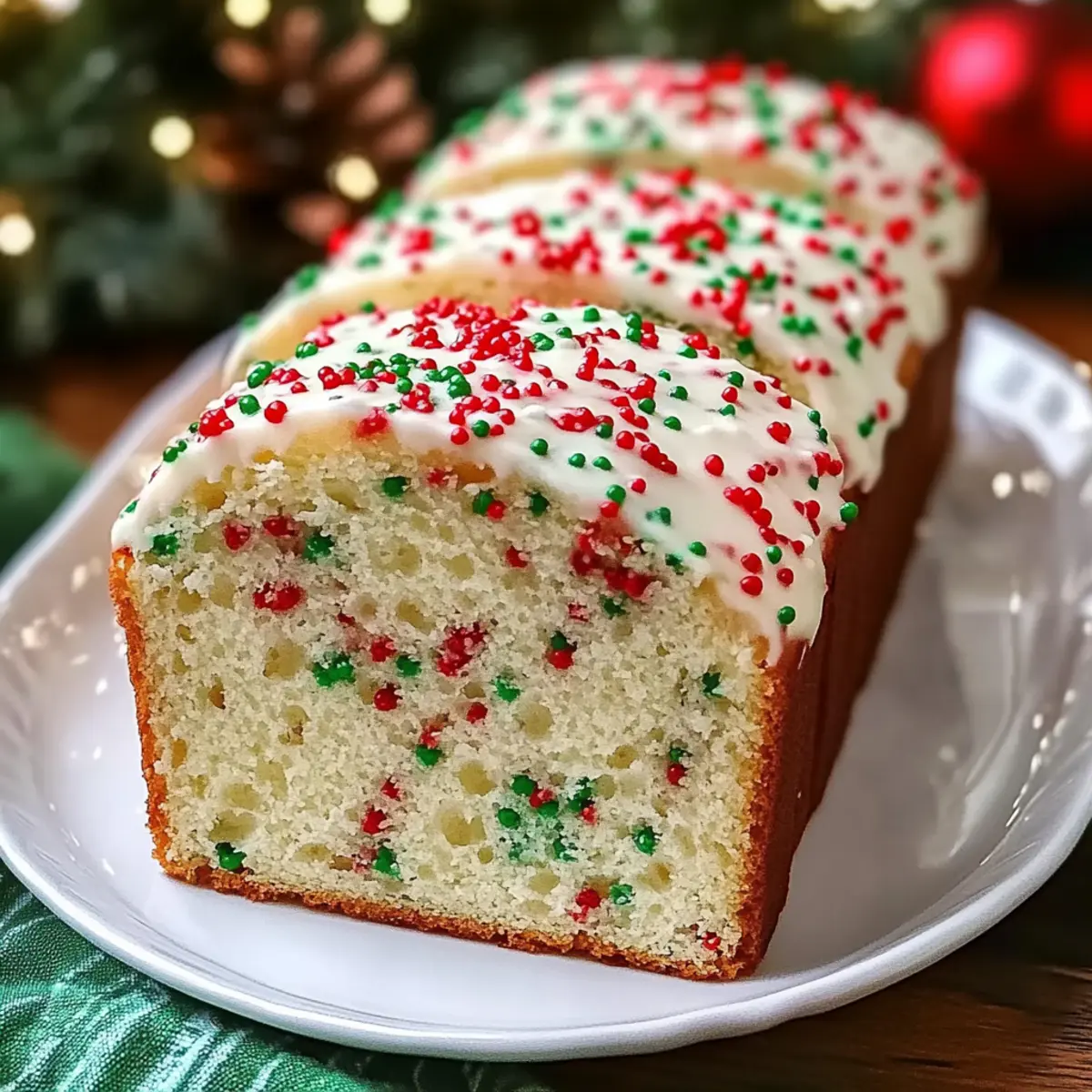 Christmas Sprinkle Buttermilk Bread