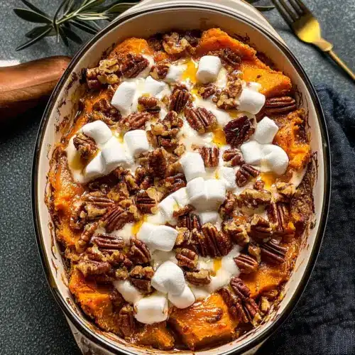 Southern Maple Sweet Potato Casserole