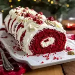 Red Velvet Yule Log