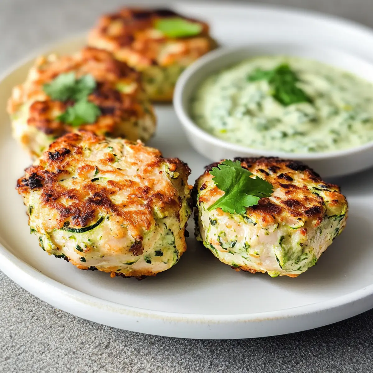 Chicken Zucchini Poppers