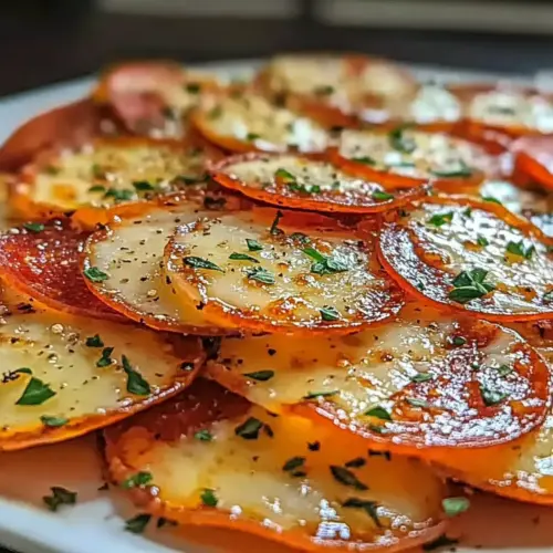 Pepperoni Cheese Crisps