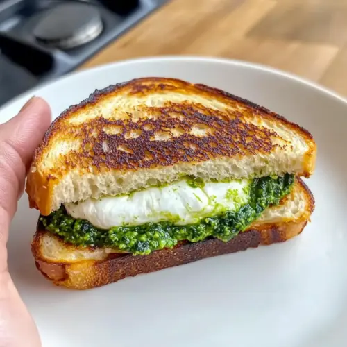 Melty Burrata Grilled Cheese Sandwich