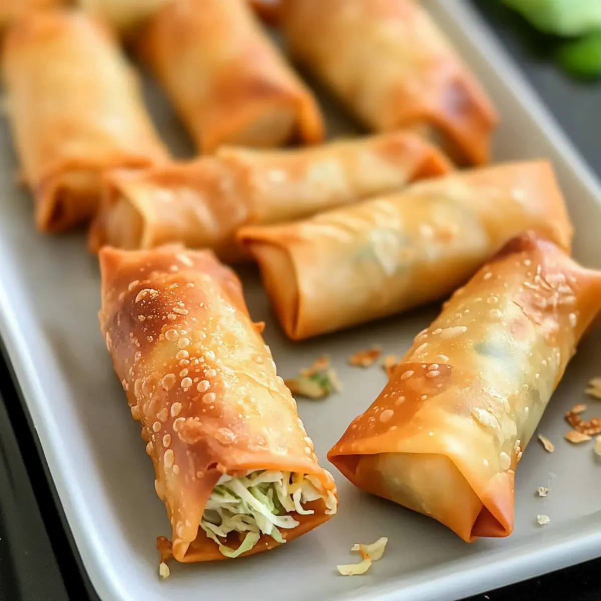 Crispy Oven Baked Egg Rolls