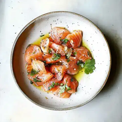 Salmon Crudo with Soy Sesame