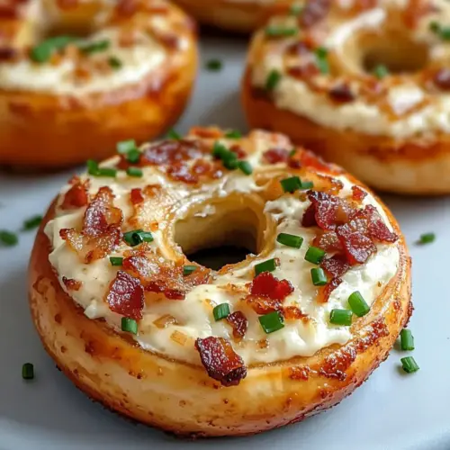 Zesty Bacon Cream Cheese Bagels