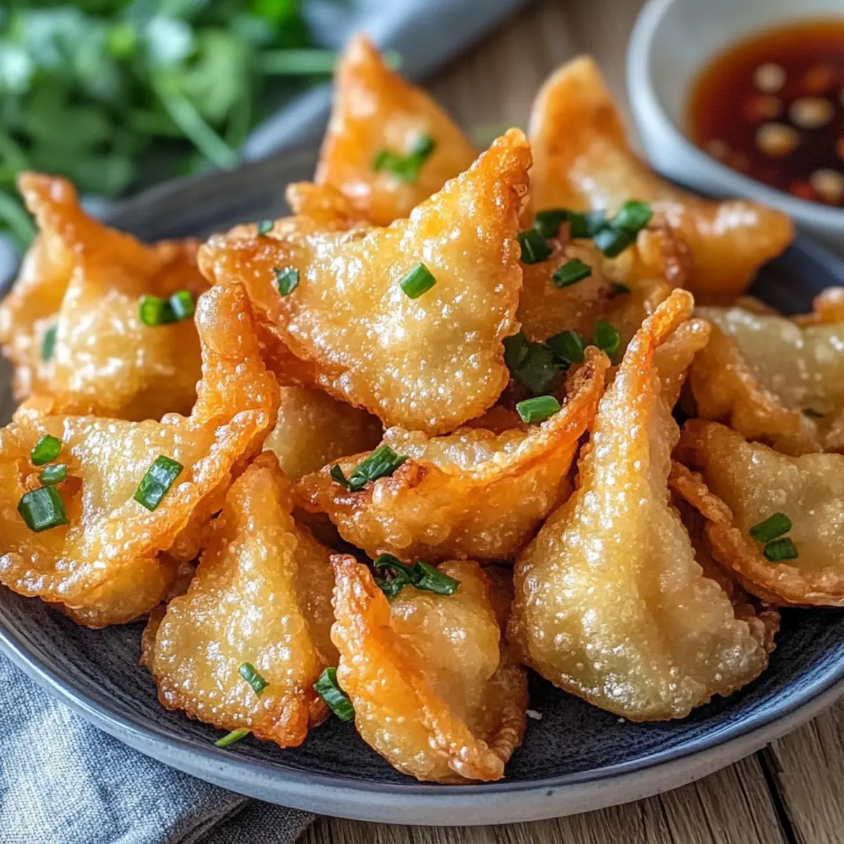 Crispy Wonton-Wrapped Shrimp