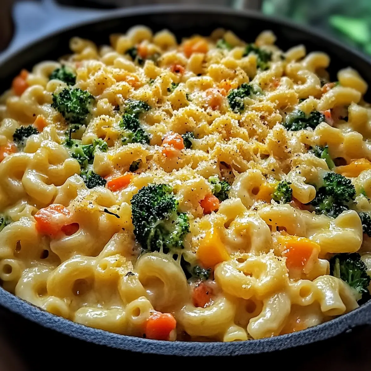 One Pot Veggie Mac and Cheese