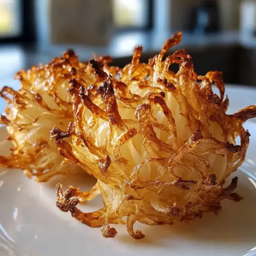 Healthy Mini Air Fryer Blooming Onions