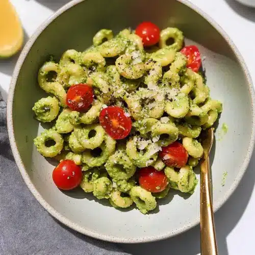 Vegan Avocado Pesto Pasta