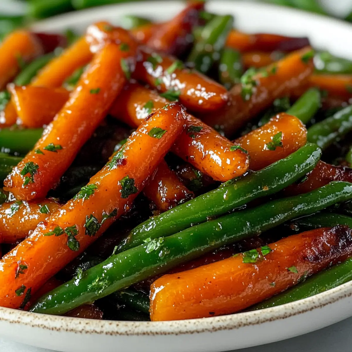 Honey Glazed Carrots & Green Beans