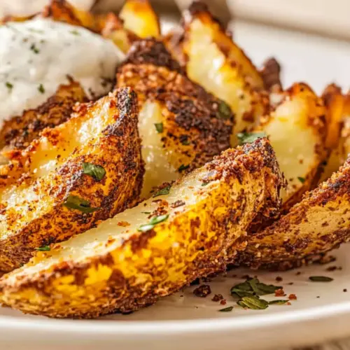 Seasoned Baked Potato Wedges