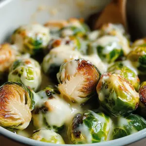 Creamy Baked Brussels Sprouts