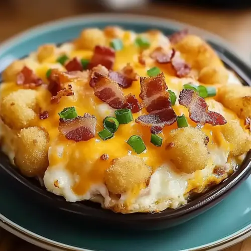 Bacon and Egg Tater Tot Casserole