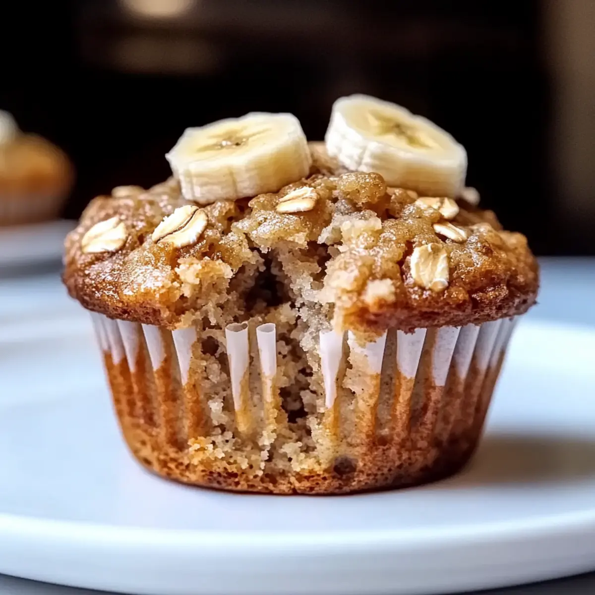 Banana Oatmeal Muffins