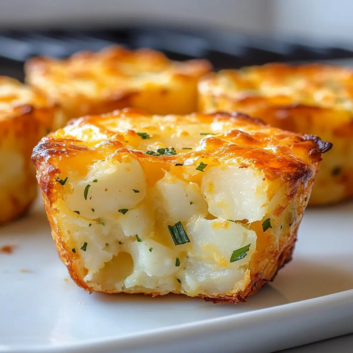 Potato Cheddar and Chive Bakes