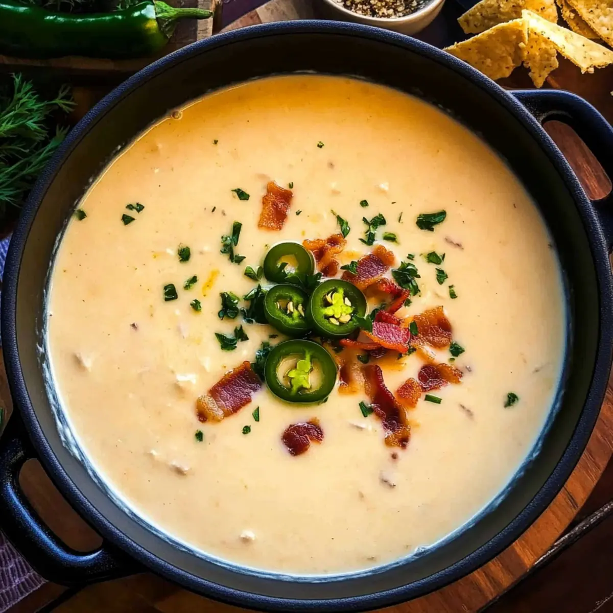 Spicy Jalapeño Popper Chicken Soup