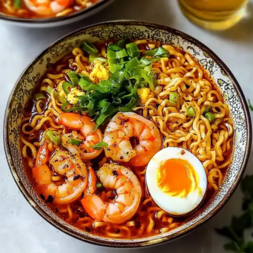 Spicy Shrimp Ramen Noodles