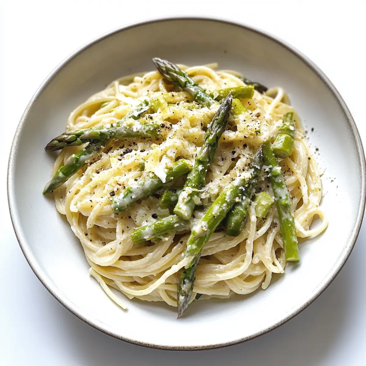 Creamy Asparagus Pasta
