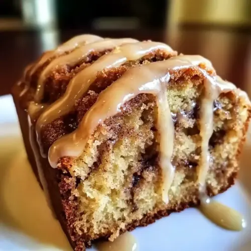 Cinnamon Roll Banana Bread