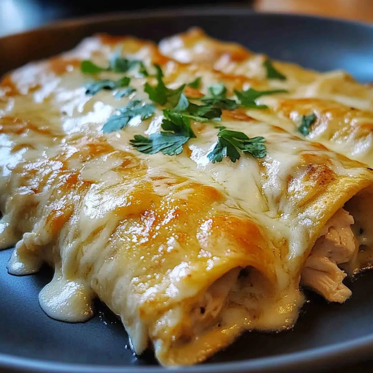 White Rotisserie Chicken Enchiladas Recipe